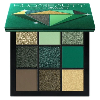 Палетка теней HUDA BEAUTY Emerald Obsessions Palette 10 г (6291106032703)