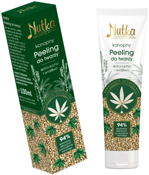 Пилинг для лица Nutka с маслом конопли 100 мл (15-03-10-005-Р0100/5902643052109)