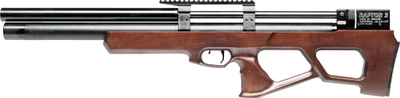 Гвинтівка пневматична Raptor 3 Long PCP кал 4,5 мм Коричнева чохол в комплекті