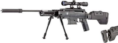 Пневматическая винтовка Norica Black OPS Sniper прицел 4x32 сошки