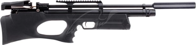 Гвинтівка пневматична Kral Puncher Breaker PCP Synthetic 4,5 мм з глушником і кейсом Чорна