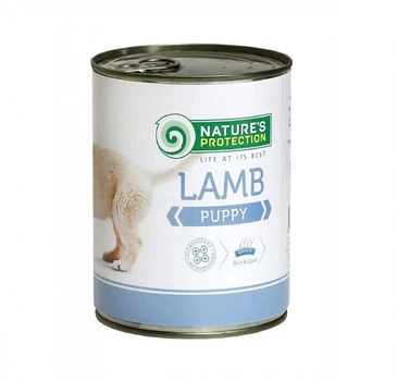 Вологий корм Nature's Protection для цуценят з ягням Puppy Lamb 800 г