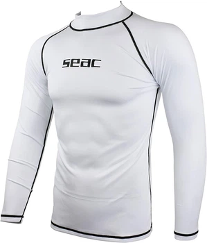 Теніска сонцезахисна Seac RASH GUARD T-SUN довгий рукав чоловічий білий M (1550015011055A)