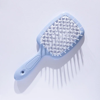 Расческа для волос Hollow Comb Superbrush Plus Light Blue-White
