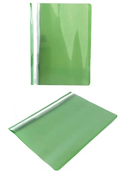 Швидкозшивач пластиковий А4, зелений (6шт. в упаковці) Buromax (BM.3311-04)