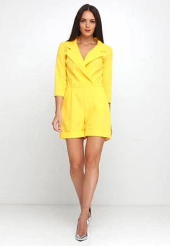 Жіночий комбінезон Подіум Elizion 23982-M YELLOW Жовтий