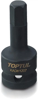 Головка ударная Toptul 1/2" HEX 7 мм (KADH1607)