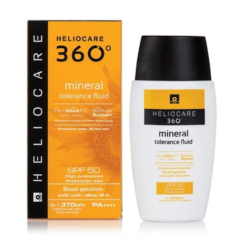 Солнцезащитный минеральный флюид SPF 50 для чувствительной кожи Cantabria Labs Heliocare 360 50 мл.