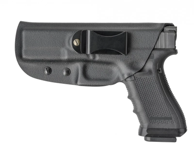 Внутрибрючная пластикова кобура A-LINE для Glock лівша чорна (ПК11)