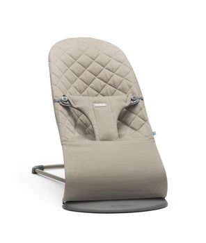 Кресло-качалка BabyBjorn Bliss Cotton Sand grey, 7317680060174