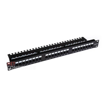 Патч-панель сетевая W&T RJ-45 19" 24 порта 1U UTP cat.5e (WT-2126-CAT.5E)