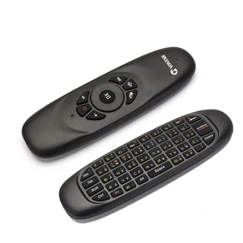 Аэромышь Boya с русской клавиатурой Air Mouse C120 / Воздушная мышь с гироскопом для Windows, Mac, Linux, Android
