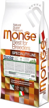 Сухой корм для взрослых собак всех пород Monge Dog All breeds Adult Rabbit&Rice со вкусом кролика и риса 15 кг (8009470006040)