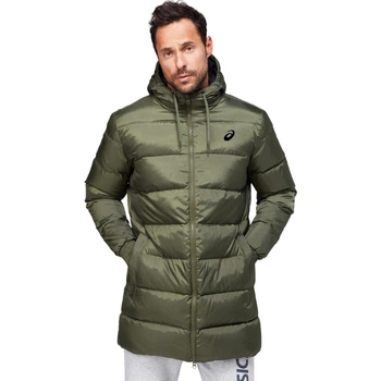 Пуховик Asics DOWN JACKET LONG M S зелений c-2031C502-301