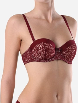 Бюстгальтер с косточками бесшовный Conte Lingerie Tatouage Rb8042 75A Бордовый (4810226377512)