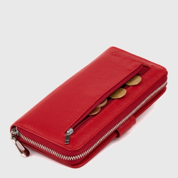 Женский кошелек кожаный ST Leather Accessories 19306 Красный