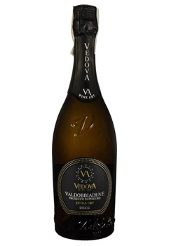 Вино ігристе Cantine Vedova Valdobbiadene Prosecco Superiore Extra Dry сухе біле 0.75 л 11% (8020502006135)