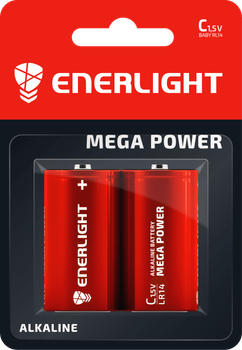 Батарейка Enerlight Mega Power C/RL14 2 шт. (90140102)