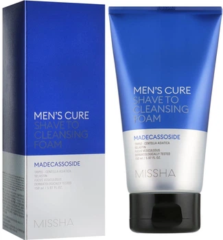Пінка для гоління чоловіча Missha Men's Cure Shave To Cleansing Foam 150 мл (8809581460218)
