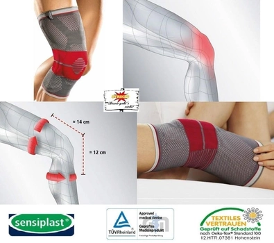Наколінник ортопедичний Sensiplast бандаж для коліна S