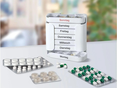 Таблетница коробка для ліків 7 днів Sensiplast