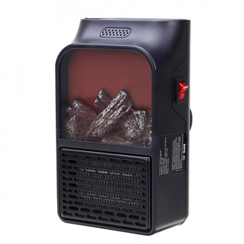 Портативный обогреватель с имитацией камина FLAME Heater 500W с пультом ДУ