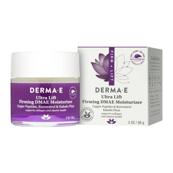 ​Ультра-лифтинг Derma E увлажняющий с ДМАЭ, медными пептидами, ресвератролом и сливой какаду для упругости кожи 56 г (D4100.02)