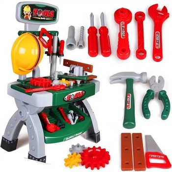 Детский набор инструментов для мальчиков с рабочим столом TOOLS Игрушечная мастерская