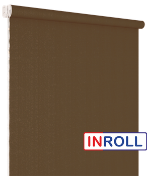 Ролета тканевая INROLL Есо-Mini Plus 95х185 см BO Berlin Коричневый 216