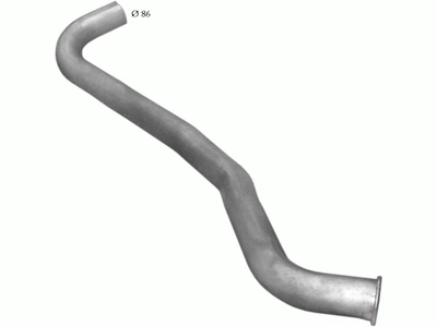 Труба выхлопная Мерседес 1222,00 (Mercedes 1222,00) din 52647 (69.26) Polmostrow