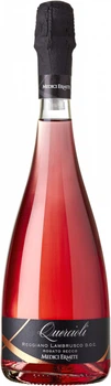 Вино ігристе Medici Quercioli Lambrusco Reggiano Doc Rosato Secco рожеве, сухе 0.75 л 10.5% (8004810260488_8004810580488)
