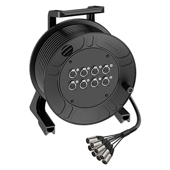 Кабельный барабан с мультикором ROXTONE CDAC0800L15, 15 м