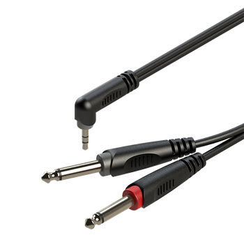 Готовый аудиокабель Roxtone RAYC130AL1, Jack - Mini-Jack, 2х1x0.14, 1 м