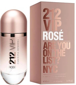 Woda perfumowana damska Carolina Herrera 212 Vip Rose 80 ml (8411061777176)
