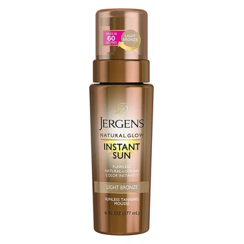 Увлажняющий мусс-автозагар Jergens Natural Glow Body Mousse Light Bronze 177 мл