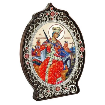Икона латунная Святая Екатерина BGH0973L