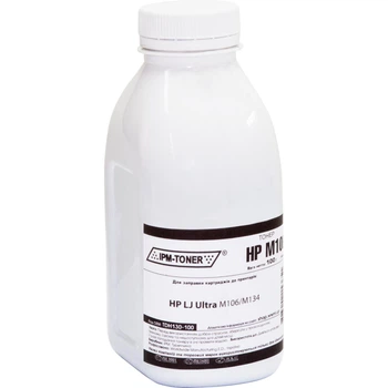 Тонер HP LaserJet Ultra M134, M134a, M134fn IPM Black 100г TDH130-100