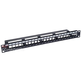 Патч-панель модульная 24 порта 19" под UTP модуля 1U W&T (WT-2294)