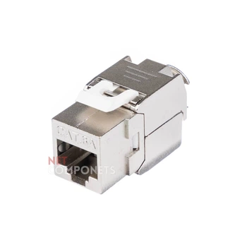 Модуль cat.6a Keystone RJ-45 STP узкий W&T (WT-2301A)