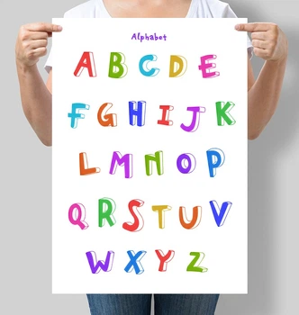 Плакат Motivator English alphabet Английский алфавит А3 30х42 см (D006_А3)