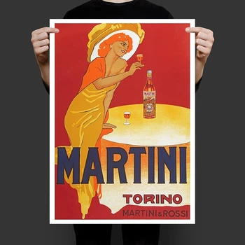 Вінтажний Постер Motivator Martini Torino А3 30х42 см (IN063_А3)
