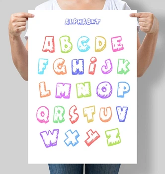 Постер Motivator English alphabet Английский алфавит А3 30х42 см (D007_А3)