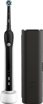 Elektryczna szczoteczka do zębów ORAL-B BRAUN Pro 1 Cross Action 750 Black (4210201203988)