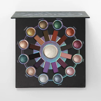Палетка запеченных теней BH Cosmetics Zodiac 25 Color Eyeshadow & Highlighter Palette