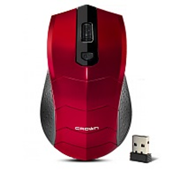 Мышь Crown CMM-934W red wireless