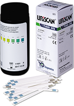 Тест полоски Uriscan U11 Белок (протеин) для анализа мочи (Урискан)
