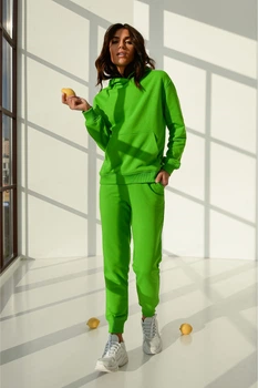 Женский спортивный костюм ONIOS Classic Tracksuit Зеленый L 9320
