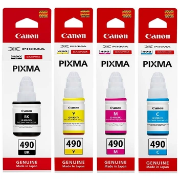 Чернила для Canon PIXMA G3411 Canon GI-490 B/C/M/Y SET490C