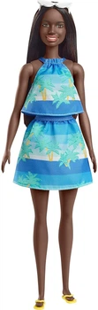 Кукла Барби Любит океан Barbie Loves The Ocean Beach-Themed Doll, Brunette (GRB37)