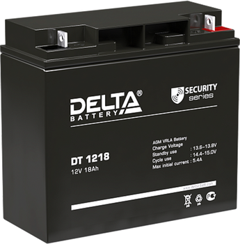 Аккумуляторная батарея Delta DT 1218 12V 18Ah AGM